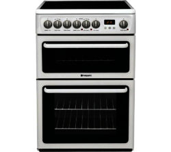 HOTPOINT  HAE60PS Electric Ceramic Cooker - White